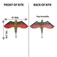 Fantasy 70 inch Wingspan Nylon Pterodactyl