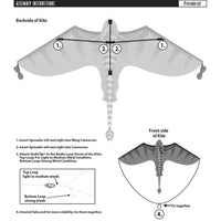 Fantasy 70 inch Wingspan Nylon Pterodactyl