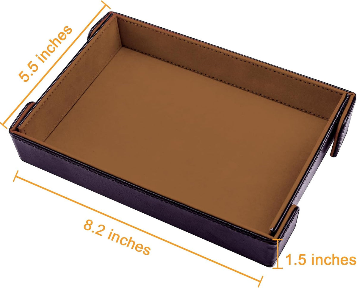 SIQUK magnetic folding dice trays in red and royal blue PU leather with velvet lining - view 11