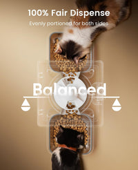 oneisall Automatic Cat Feeder for 2 Cats Pets - White / Standard - image 3