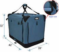 EliteField 4-door folding soft dog crate with curtains, 42 inch - view 2