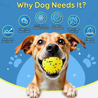 Kimee Dog Balls Tennis Balls Dog Chew Toys for Aggressive Chewers - 4 Balls (2.75in) - image 4