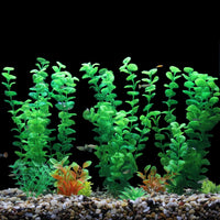 AQUANEAT Artificial Fish Tank Plants - Light Green - image 2