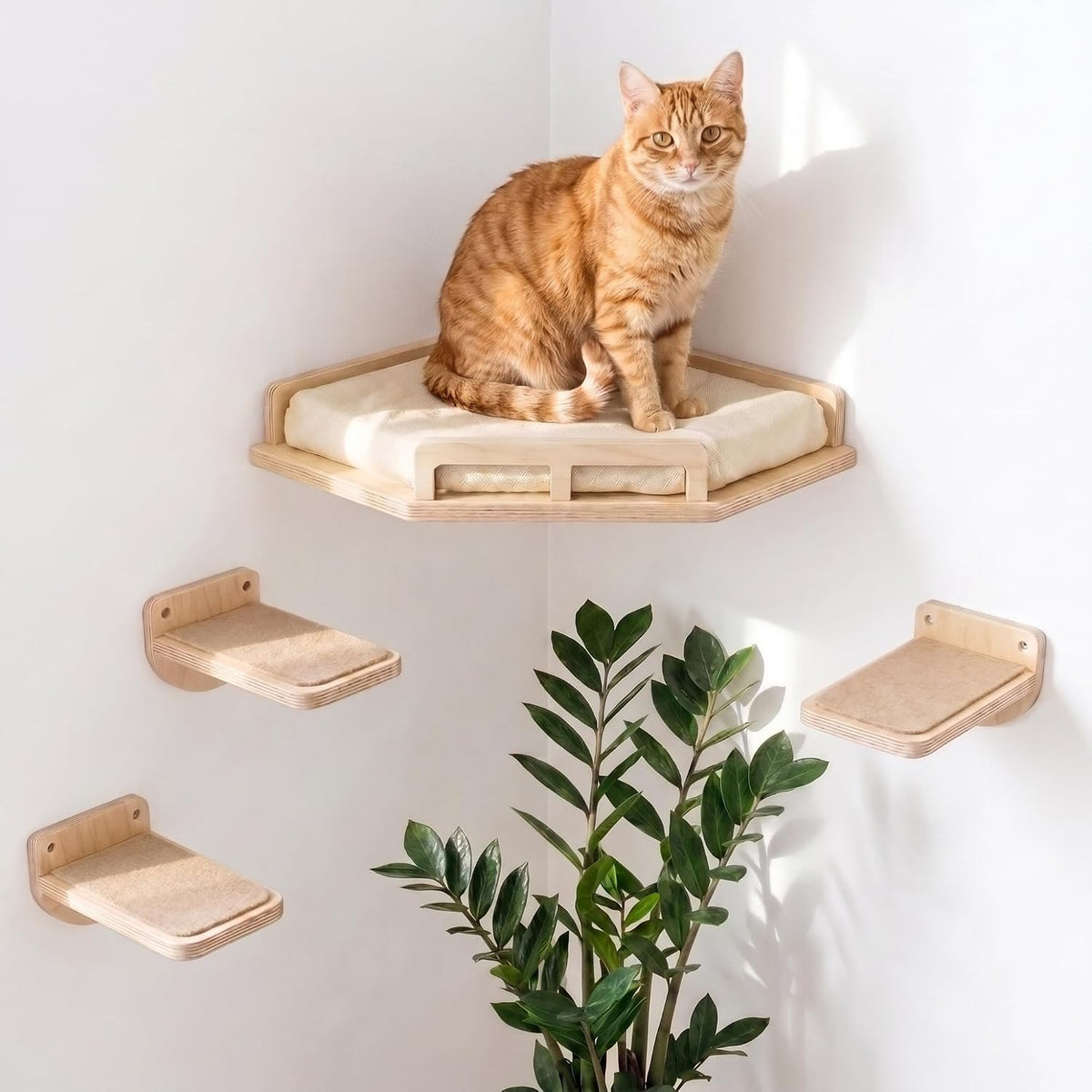 INICIO Cat Wall Shelves and Steps