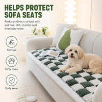Dog Couch Cover Protector - 27x82inch / Green - image 3