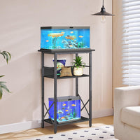 HOOBRO 10 Gallon Aquarium Stand - Black - image 4