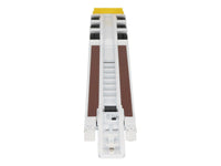 Trail King TK120 Hydraulic Detachable Gooseneck Lowboy Trailer White (Regular Version) "Transport Series" 1/50 Diecast Model by Diecast Masters