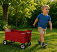Quadrapoint Hub Cap compatible with Popular Red Wagon Brand Plastic - Black - image 3