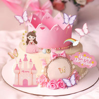 Hooqict 28Pcs Soccer Cake Decorations Set with Mini Balls - Princess - image 4