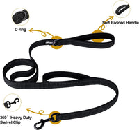 OneTigris No-Pull Dog Leash with Handle for Medium Large Dogs – Essentials for Dogs - Black / 6FT - image 3