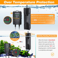 Submersible Aquarium Heater - 800W for 80-175 Gallon - image 2
