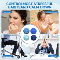 Magnetic Fidget Balls for Adults & Teens - Blue (8-pack) - image 3