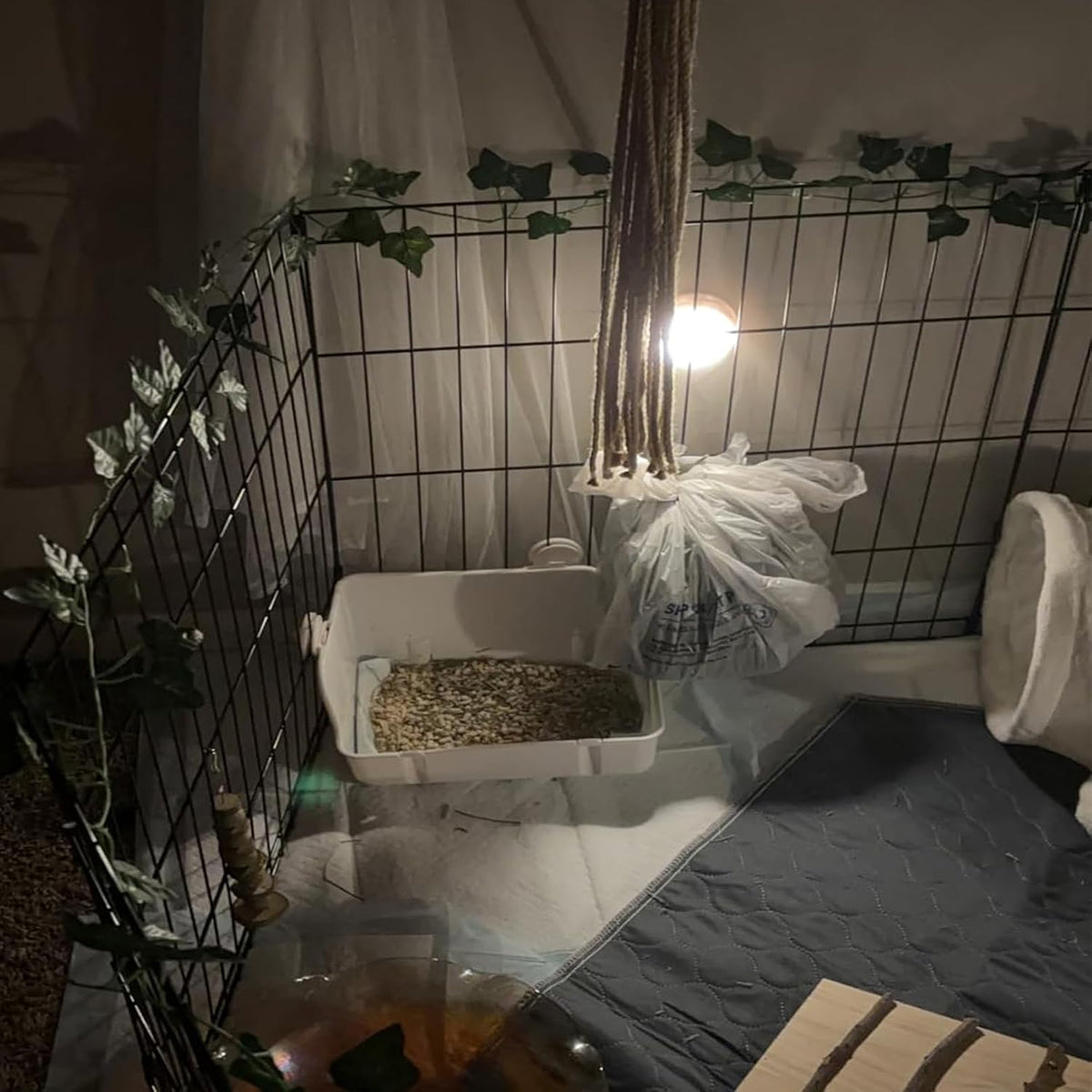 11Pcs Rabbit Litter Box Toilet - White - image 3