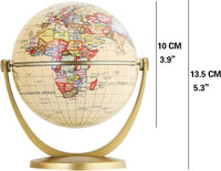 Annova Mini Antique Globe 4-inch / 10 cm - Brown Mini - image 3