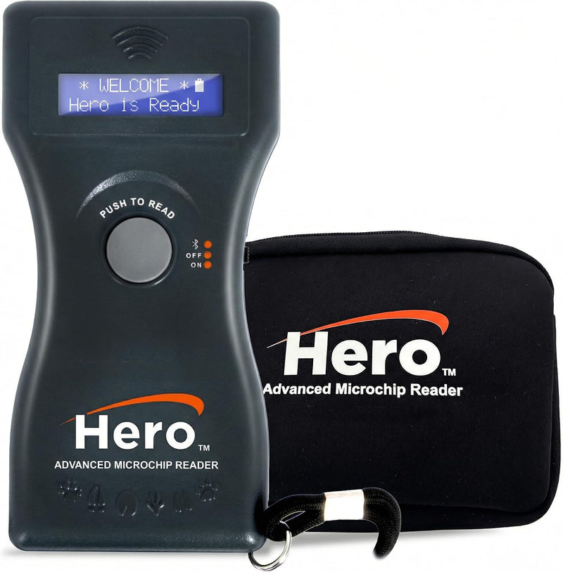 Hero Universal Microchip Scanner for ISO & Non-ISO Pet Microchip