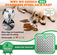 Stainless Steel Large Lick Mat for Dogs - green / 1pack - image 3