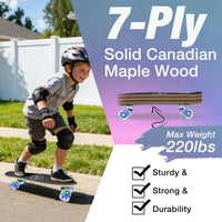BELEEV 22 inch Skateboards for Kids - Starlight Blue - image 3