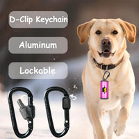 Metal Dog Poop Bag Holder 2-Pack w/Leash Clip - Pink / 2 Count (Pack of 1) - image 2