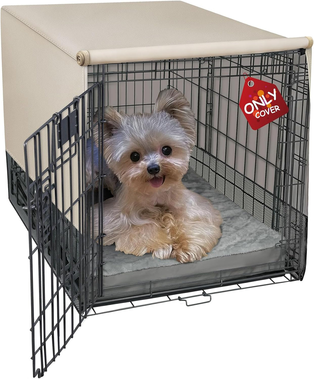 Explore Land Breathable Dog Crate Cover - 18"L x 12"W x 14"H / Tan