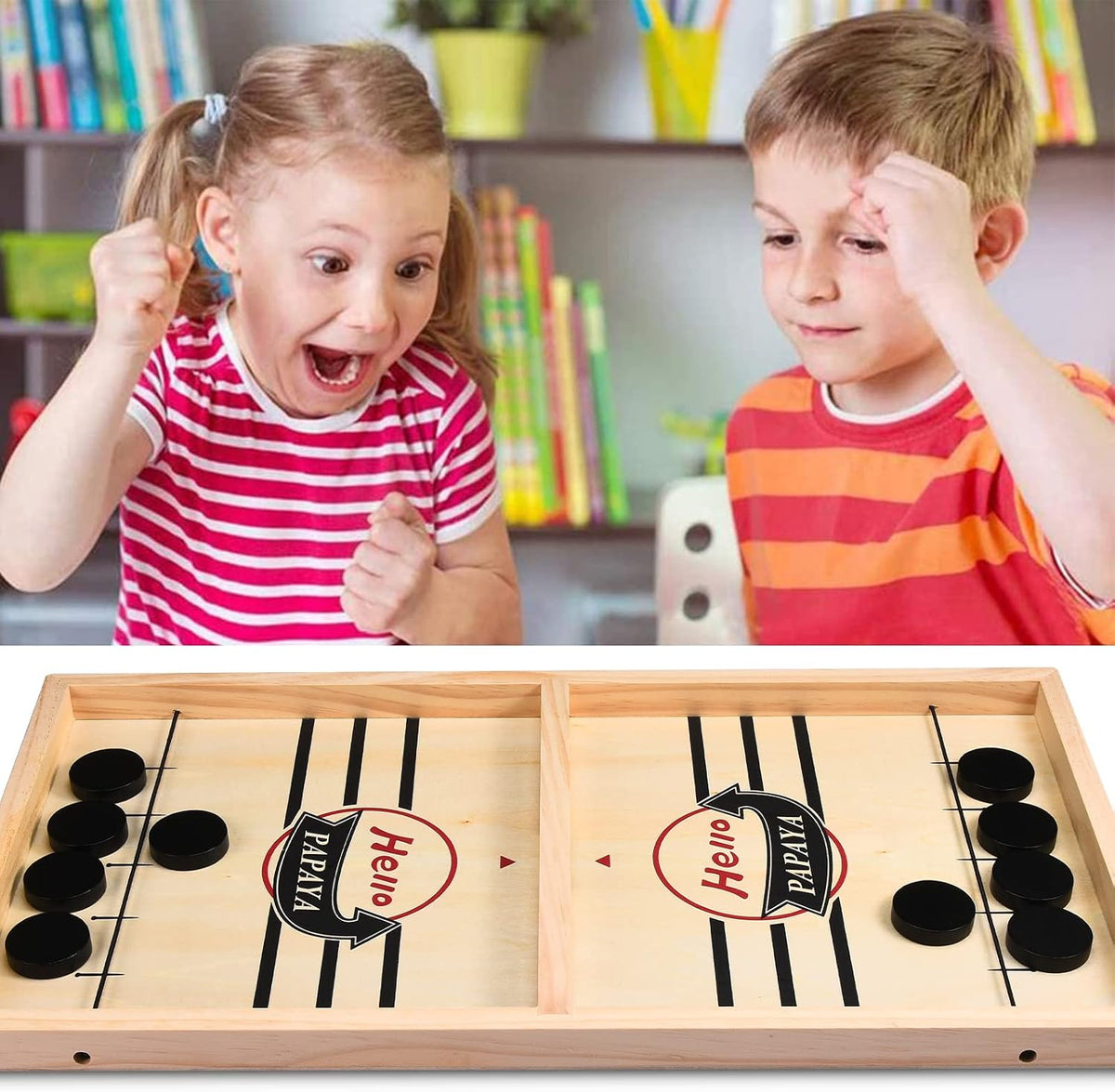 HELLO PAPAYA Fast Sling Puck Game - Small - image 3