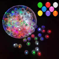 50pcs White LED Balloon Lights - 100PCS / Multicolor