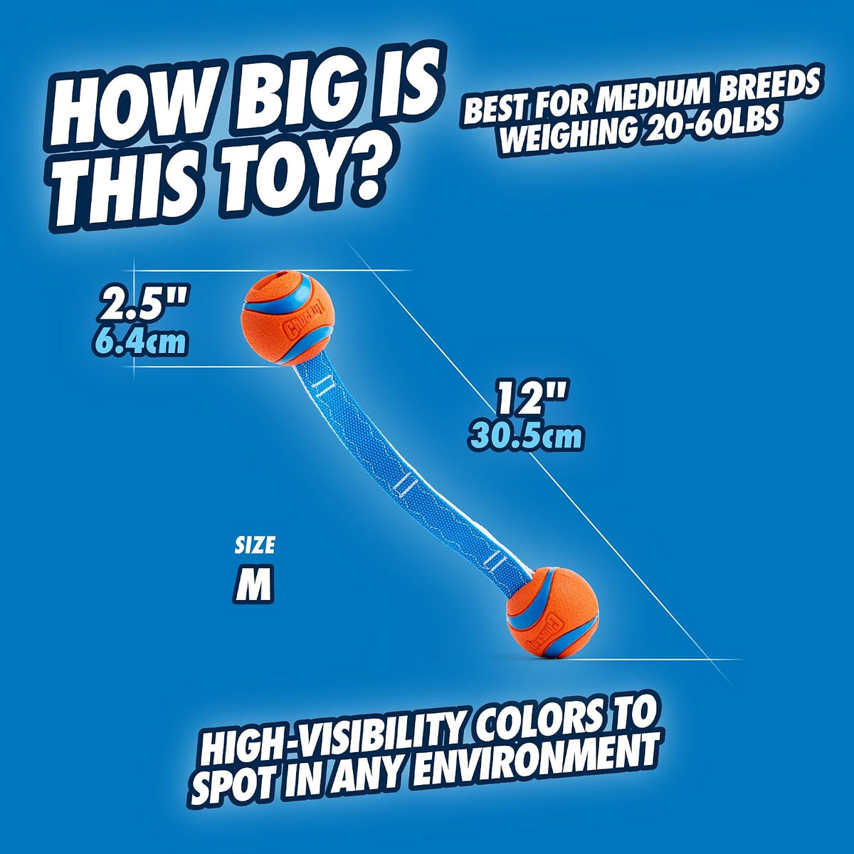 Chuckit! Ultra Tug Dog Toy - Medium / Ultra Duo Tug - image 3