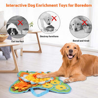 Snuffle Mat for Small Medium Dogs Nose Smell Training - Green - image 4