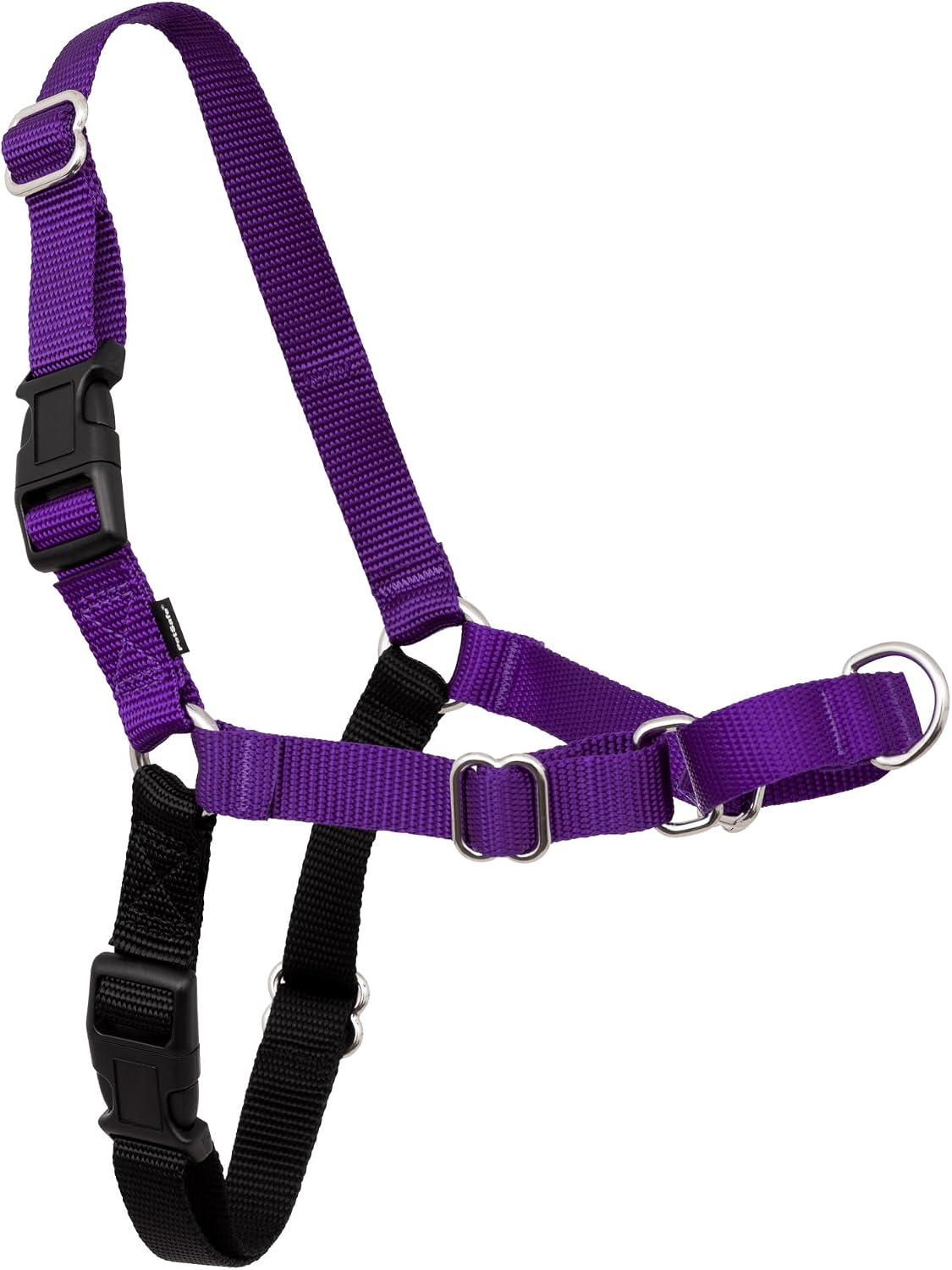PetSafe Easy Walk Harness, No Pull Dog Harness, Royal Blue - Deep Purple/Black / Large / 1