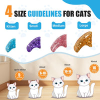 joyous 160pcs Glitter Cat Nail Caps - S - image 3