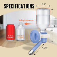 Choco Nose Patented No-Drip Dog Water Bottle/Feeder for Dogs/Cats - C590 Blue / Small Sized Dogs and Cats-10.2 fl.oz - image 4