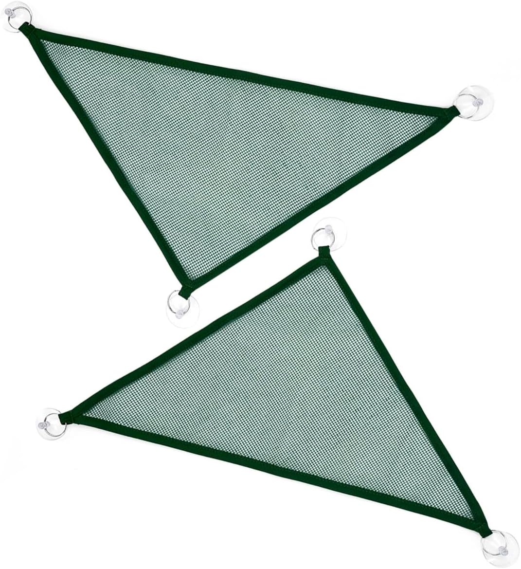 2 Pcs Bearded Dragon Lizard Hammock, Geckos Hammock - Green