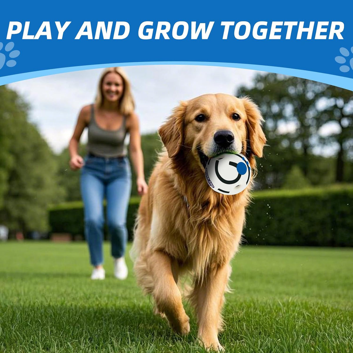 Dog Toys Ball, Interactive, M - Classic / Glow XS 2.75 in (7 cm) - image 3