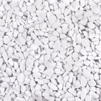 Silica Gravel, Multi-Purpose Mixed Silica Sand for Fire Pits - 5LB / White Large