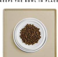 CatGuru Premium Cat Food Mat - 19"L x 11"W / Sand - image 2