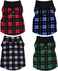 Rbenxia 4-Piece Buffalo Plaid Dog Sweater Set - XX-Large - image 2
