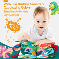 hahaland Baby Books 0-6 Months - Dinosaur Tails - image 3