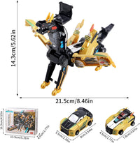 lavekywasa transforming unicorn car toy made from two collision sports cars - view 14