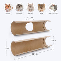 Niteangel Creative & Composable Hamster Tunnel: Edible Water Hyacinth - Half Tunnel Set - image 2