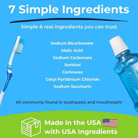 Tartar Shield DentaTabs | Dog & Cat Dental Mouthwash Water Additive Powder | Fights Tartar Plaque & Bad Breath Cleans Teeth & Gums | Natural Pet Oral Health Support | Hypoallergenic & Calorie-Free