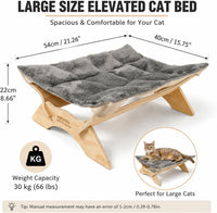 JSPYFITS Cat Cage Hammock with Ball - Cozy Grey - image 4