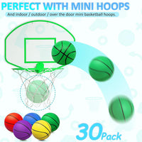 Oleitodh 42 piece colorful 5 inch mini basketball balls with air pump - view 20