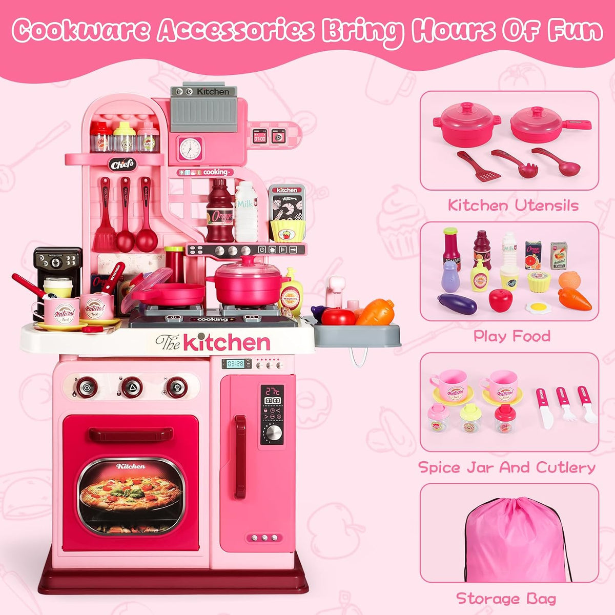 DRAMATION Kids Kitchen Playset - image 2