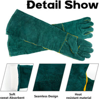 Animal Handling Gloves Bite Proof with 40inch Collapsible Snake Hook - image 4