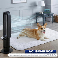 Cooling Dog Mat Large, Breathable 3D Mesh No-Gel Pad - Gray / 36" * 23" - image 3