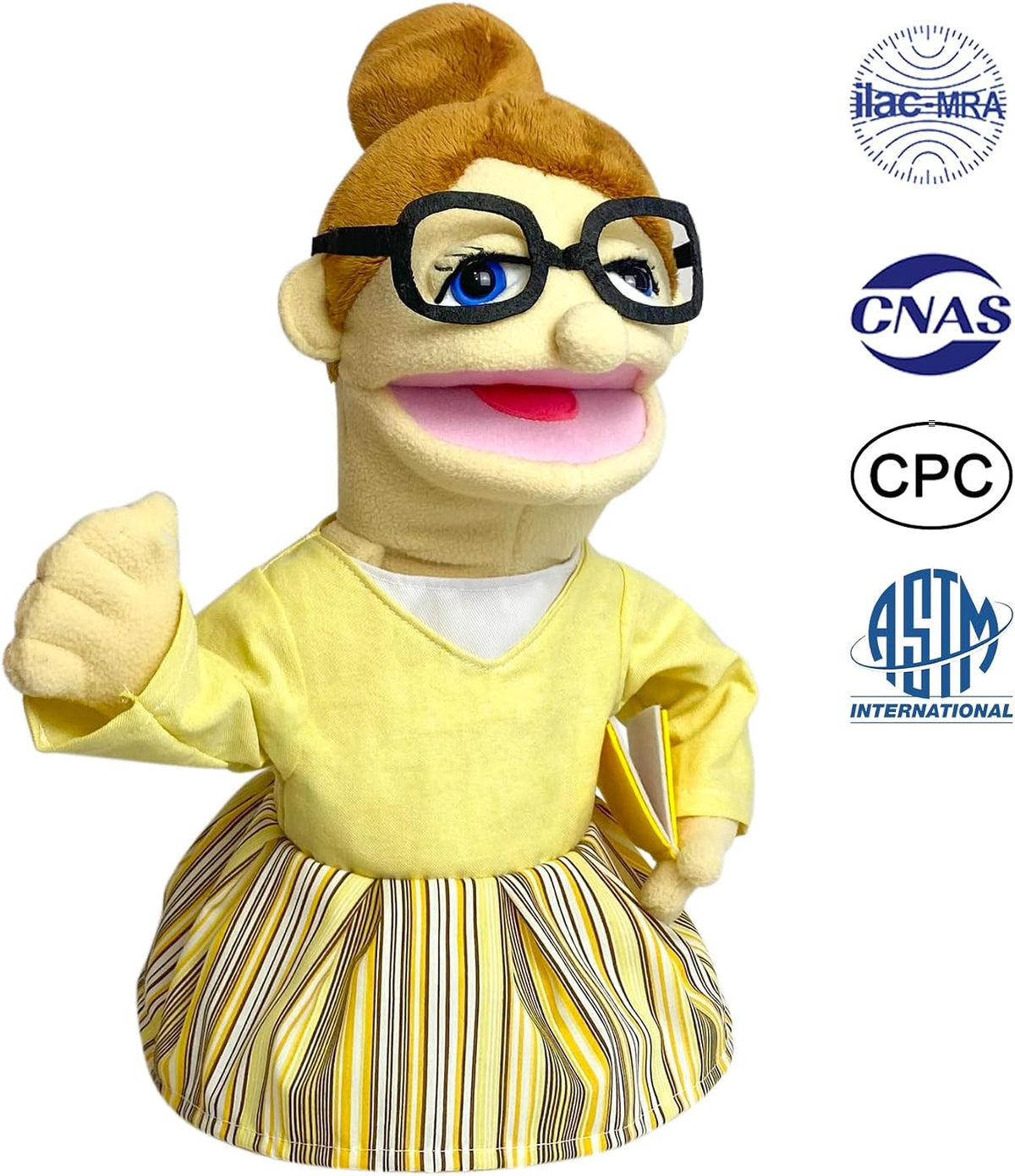 16" Puppets Entriloquist Puppet - H-teacher - image 2