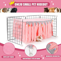 Guinea Pig Hideout, Guinea Pig Corner Hideout - Pink / 23"L x 11.7"W x 11.2"TH - image 3