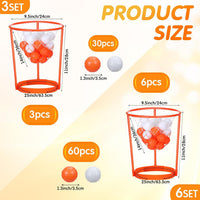 HyDren 33 Pcs Head Hoop Basketball Party Game for Kids and Adults – Fun for Kids & Family - 6 - image 2