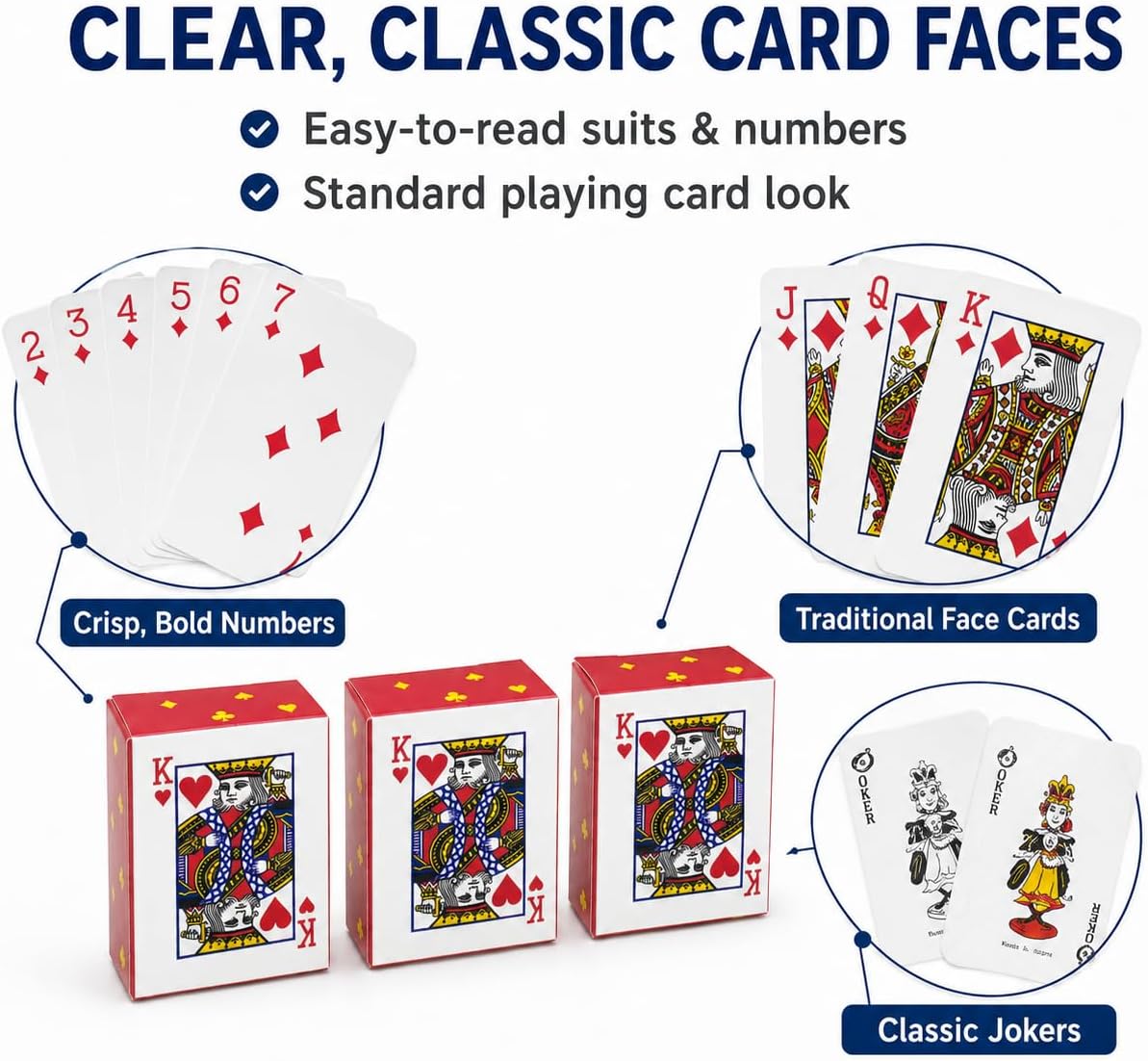 SHOWHIHI mini playing cards, 20 tiny red decks of 54 cards each, 1.65 inches tall - view 18