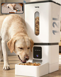 Yakry Automatic Dog Feeder with Camera - 12L