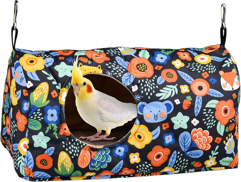 Bird Warm Bed Sleeping Nest House Snuggle Hanging Hut Hammock - L